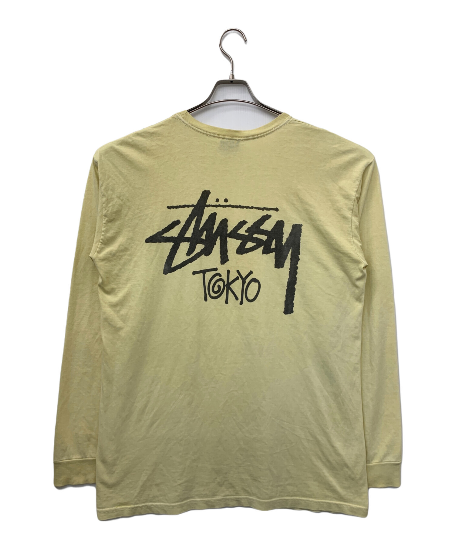 中古・古着通販】stussy (ステューシー) ロゴカットソー イエロー