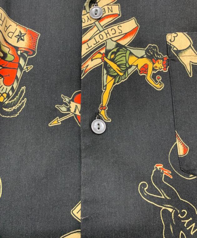 中古・古着通販】Schott (ショット) HAWAIIAN LS SHIRT TATTOO