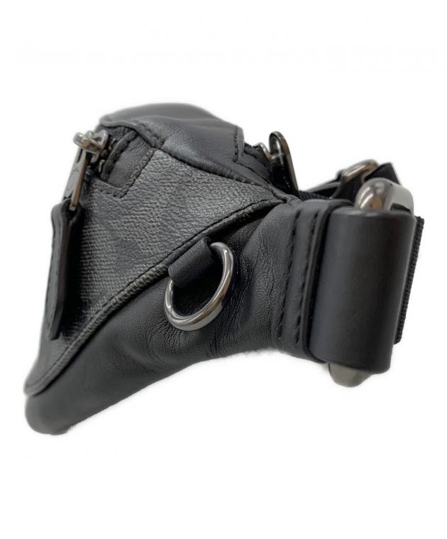 中古・古着通販】COACH (コーチ) ウエストバッグ グレー×ブラック