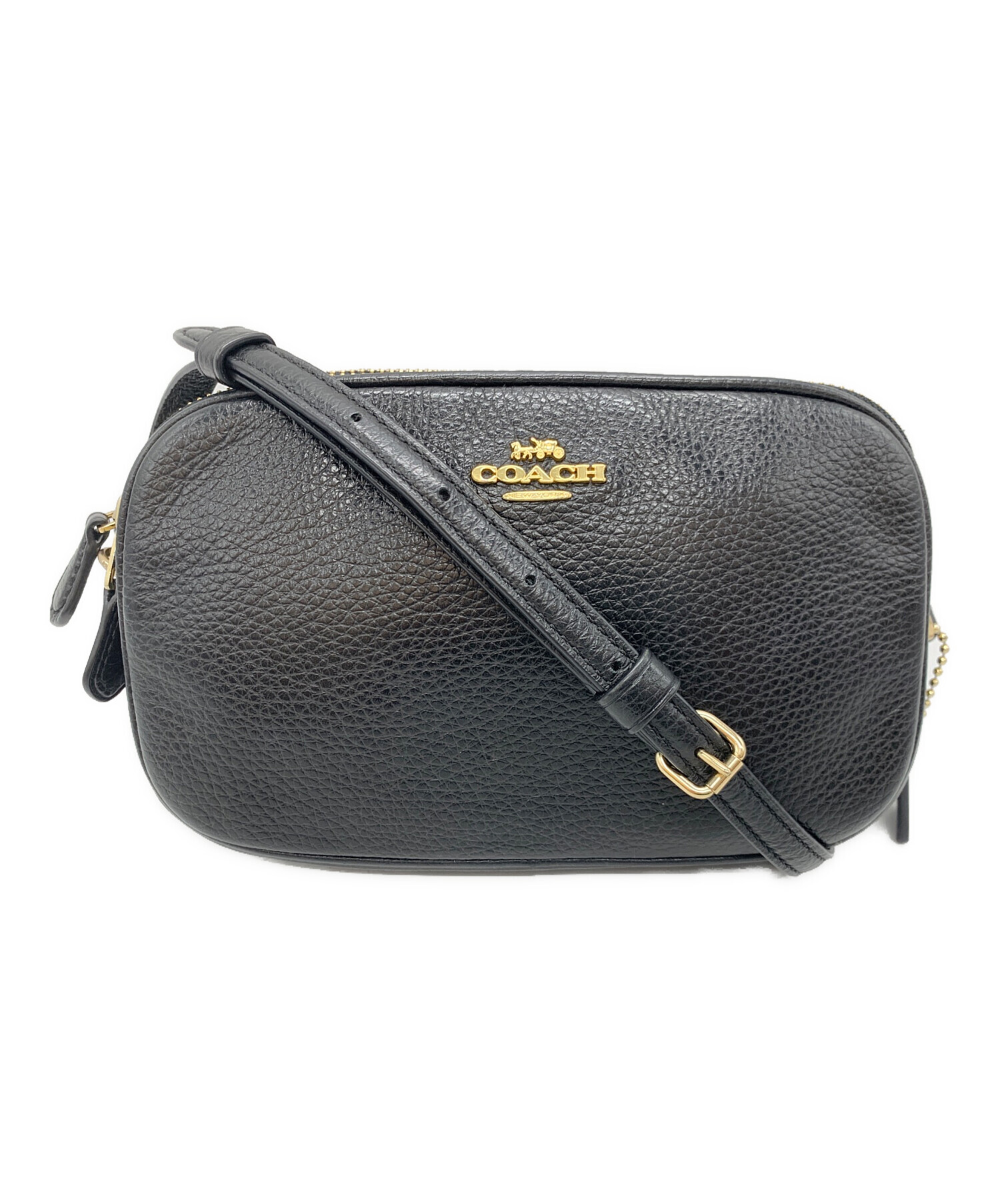 中古・古着通販】COACH (コーチ) ショルダーポーチ ブラック｜ブランド