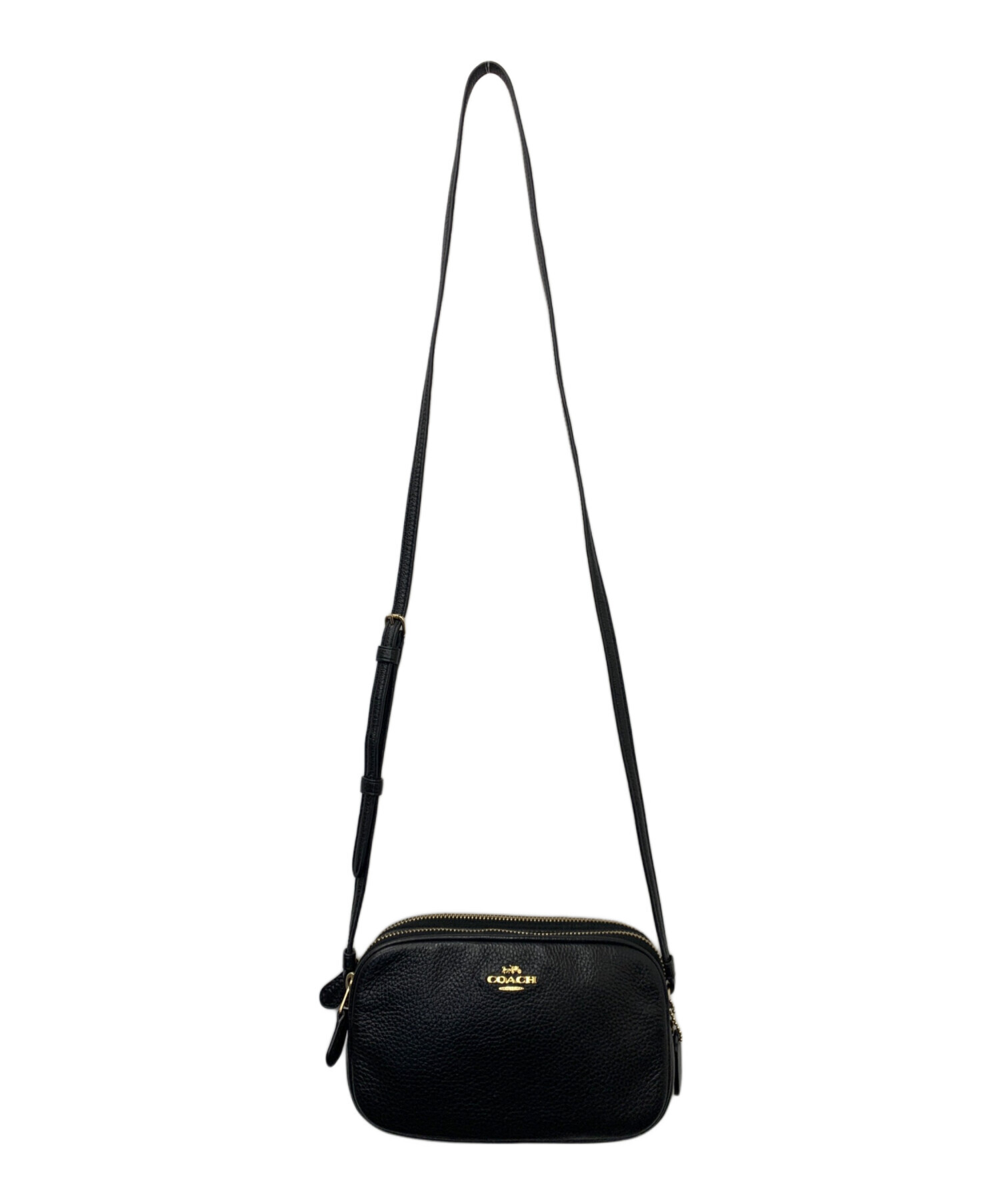 中古・古着通販】COACH (コーチ) ショルダーポーチ ブラック|ブランド 中古・古着通販】COACH (コーチ) ショルダーポーチ ブラック|ブランド