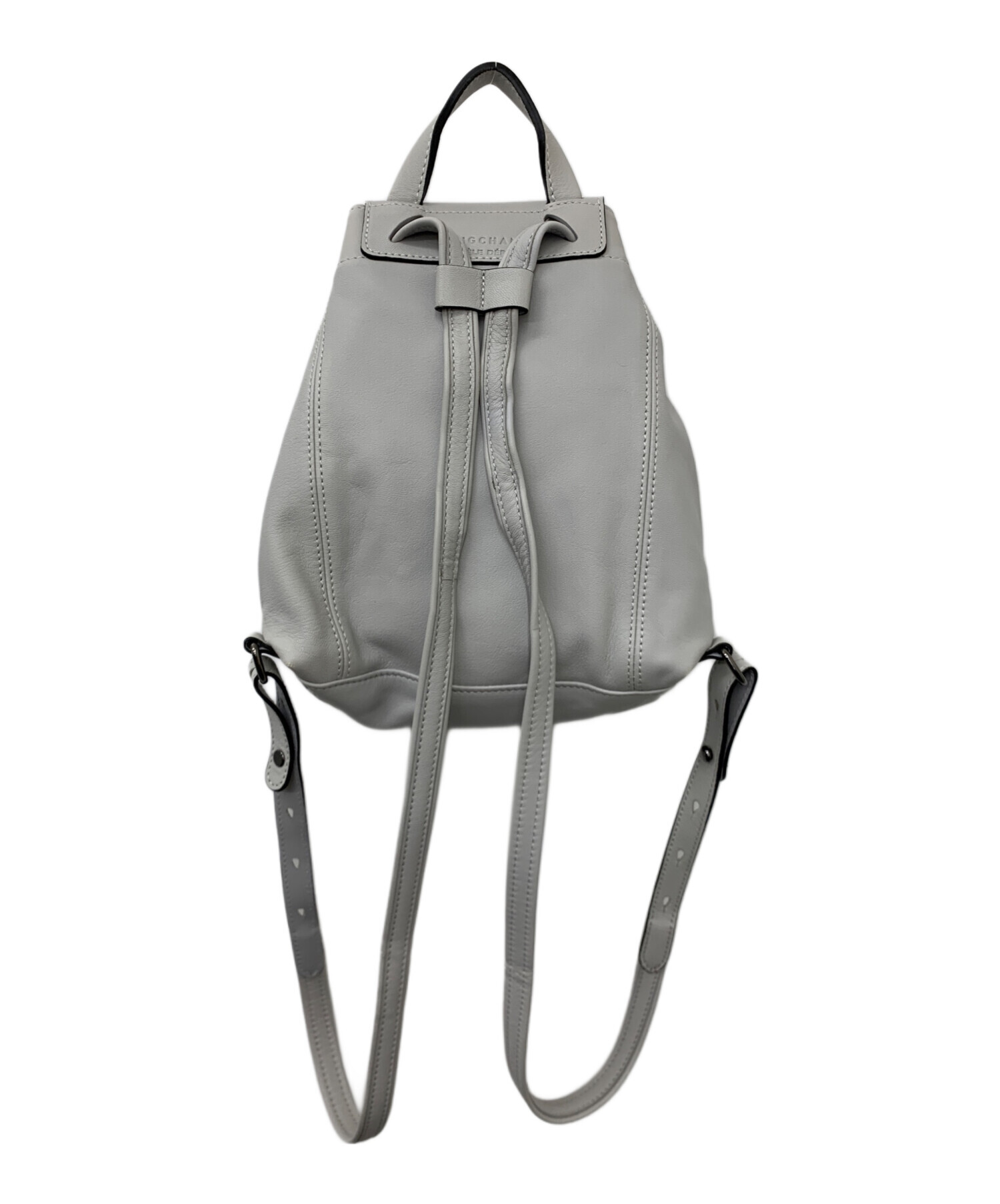 【未使用】 LONGCHAMP レディース リュック 中古・古着通販】LONGCHAMP (ロンシャン) リュック グレー｜ブランド