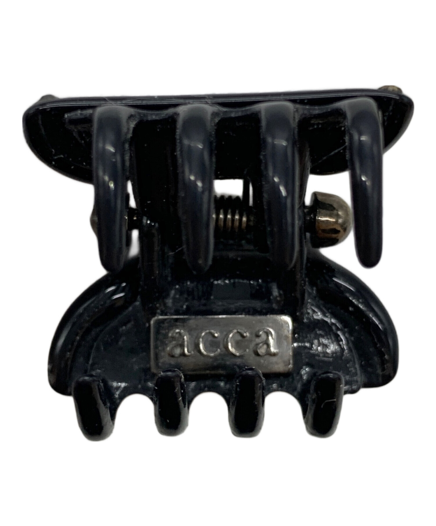 ACCA ブラック ヘアクリップ 中古・古着通販】acca (アッカ) ヘアクリップ ブラック｜ブランド