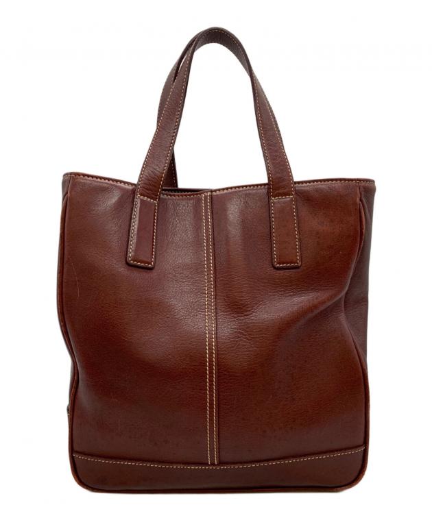 【美品】COACH 本革ブラウントートバッグ D1369-70600 中古・古着通販】COACH (コーチ) レザートートバッグ ブラウン
