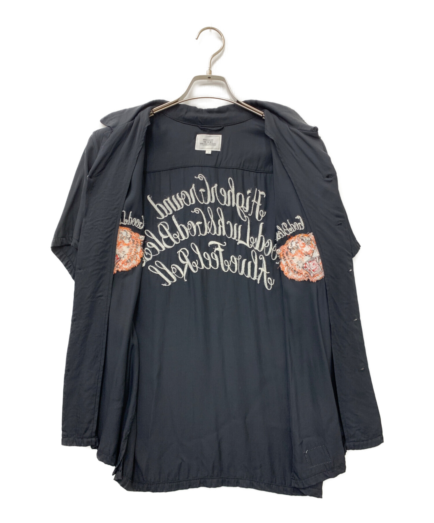 中古・古着通販】CRIMIE (クライミー) 半袖シャツ ブラック サイズ:S