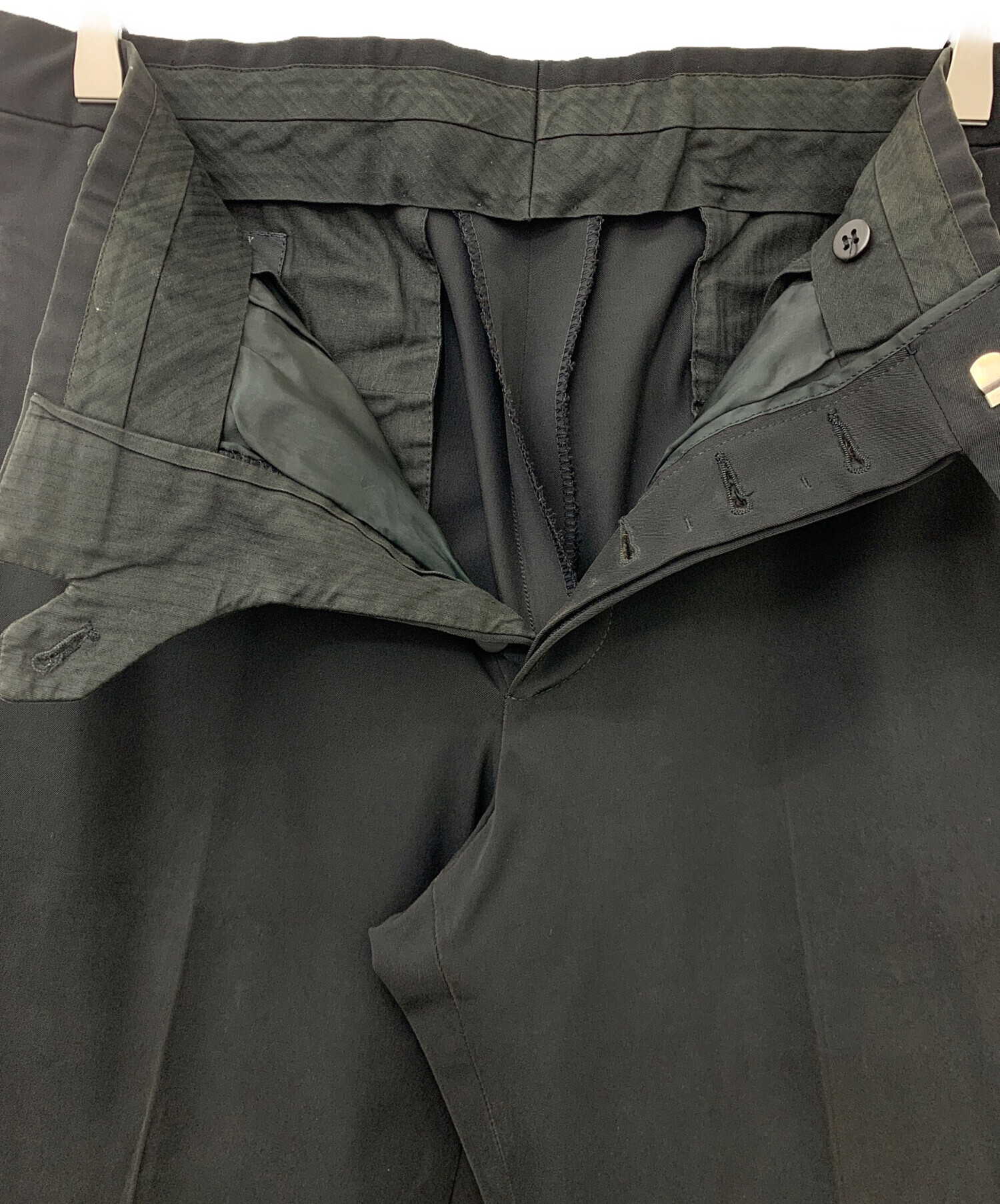 中古・古着通販】PRADA (プラダ) スラックス ブラック サイズ:50