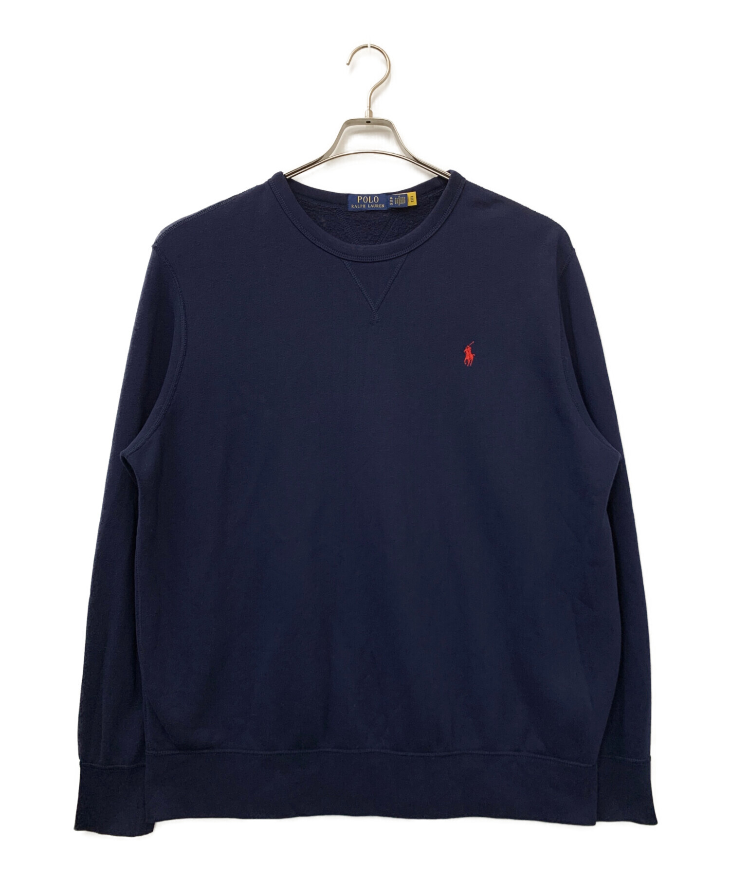 Polo Ralph Lauren ラルフローレン 前V字 スウェット L 濃紺 中古・古着通販】POLO RALPH LAUREN (ポロ・ラルフローレン) 両V