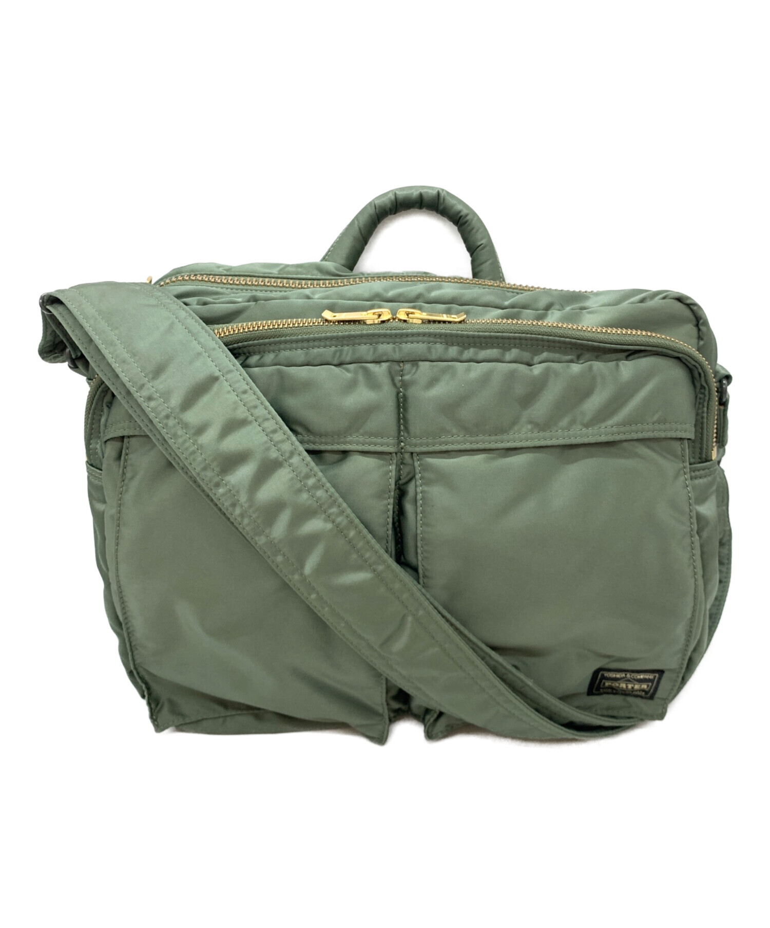 中古・古着通販】PORTER (ポーター) ショルダーバッグ カーキ