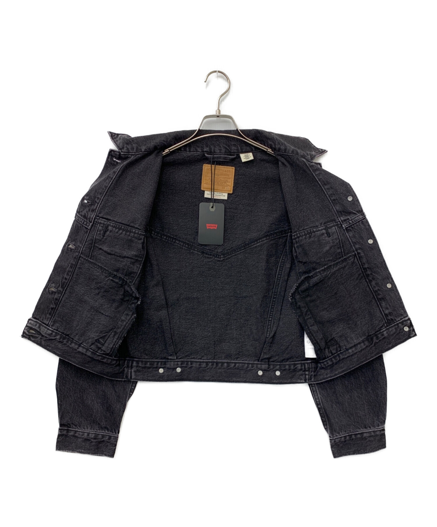中古・古着通販】LEVI'S (リーバイス) デニムジャケット グレー サイズ
