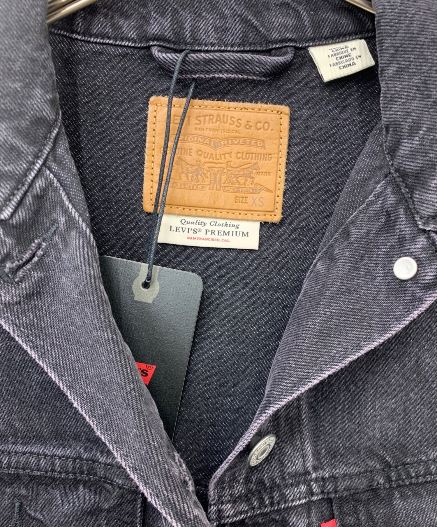 中古・古着通販】LEVI'S (リーバイス) デニムジャケット グレー サイズ