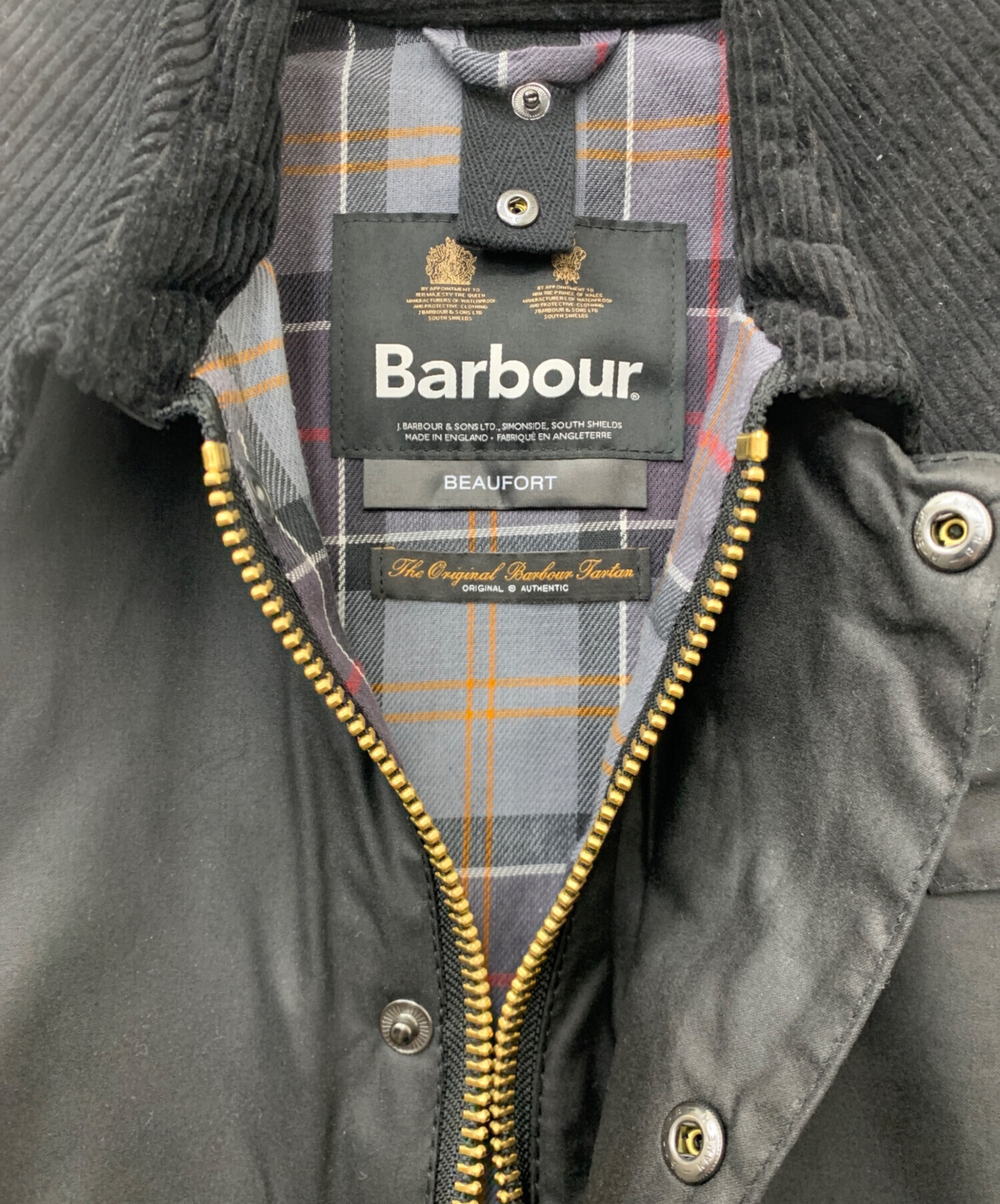 中古・古着通販】Barbour (バブアー) BEAUFORTJACKET ブラック サイズ