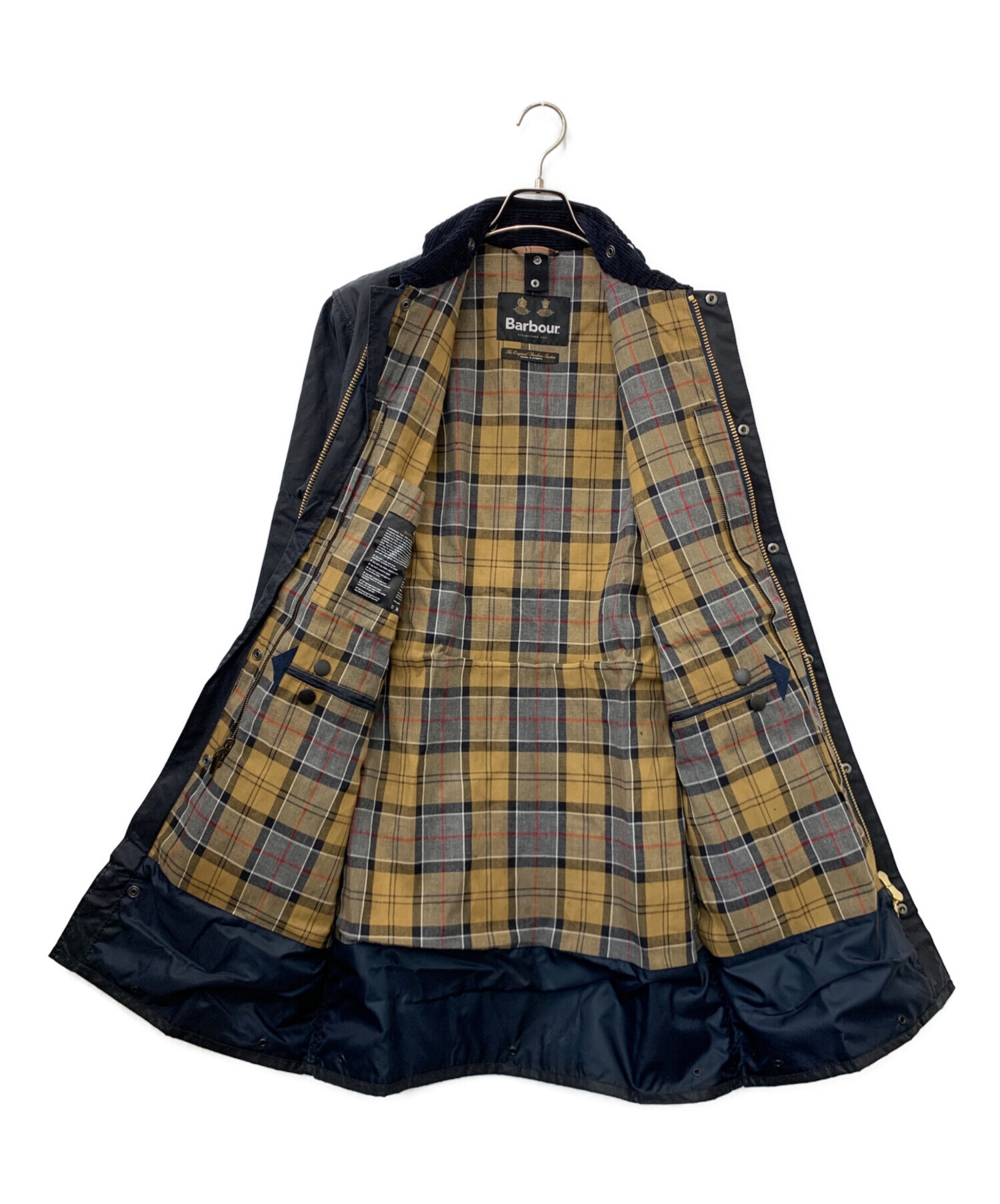 中古・古着通販】Barbour (バブアー) BORDER WAXED COTTON ネイビー