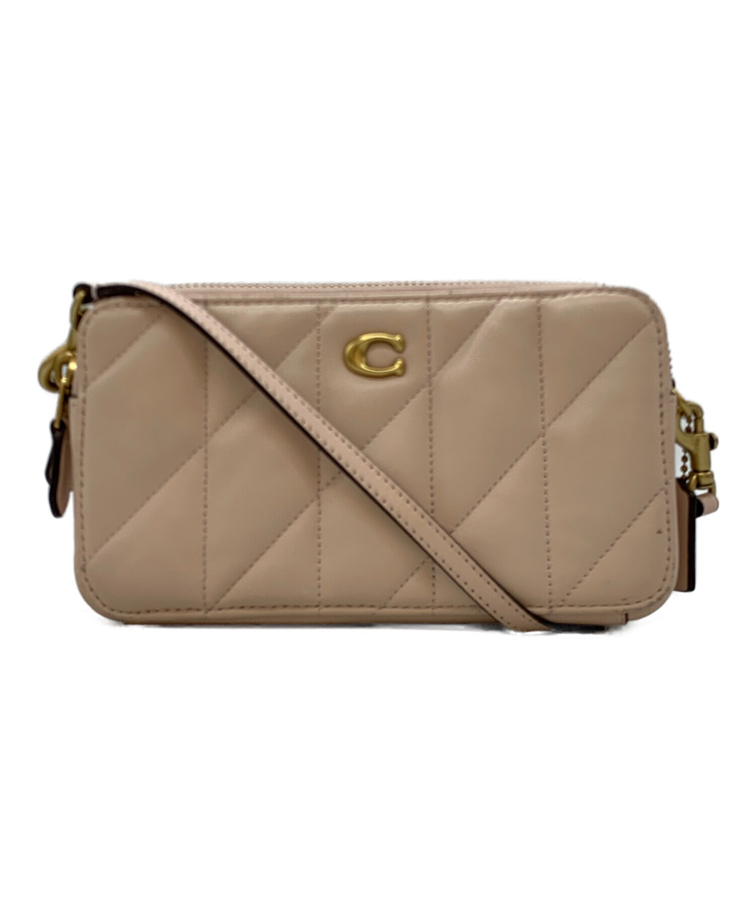 中古・古着通販】COACH (コーチ) ショルダーポーチ ピンク｜ブランド 