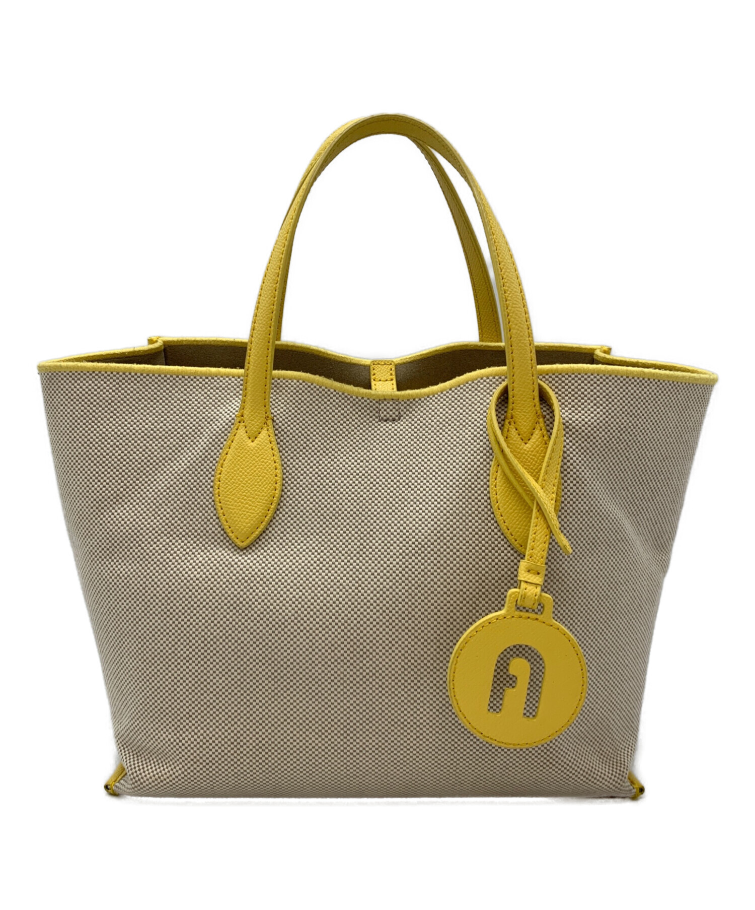 中古・古着通販】FURLA (フルラ) キャンバストートバッグ グレー