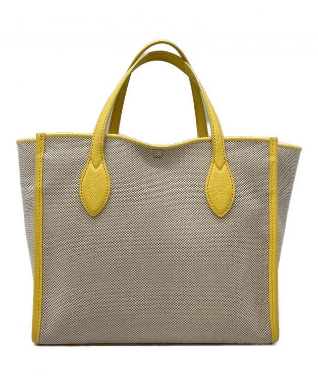 中古・古着通販】FURLA (フルラ) キャンバストートバッグ グレー 