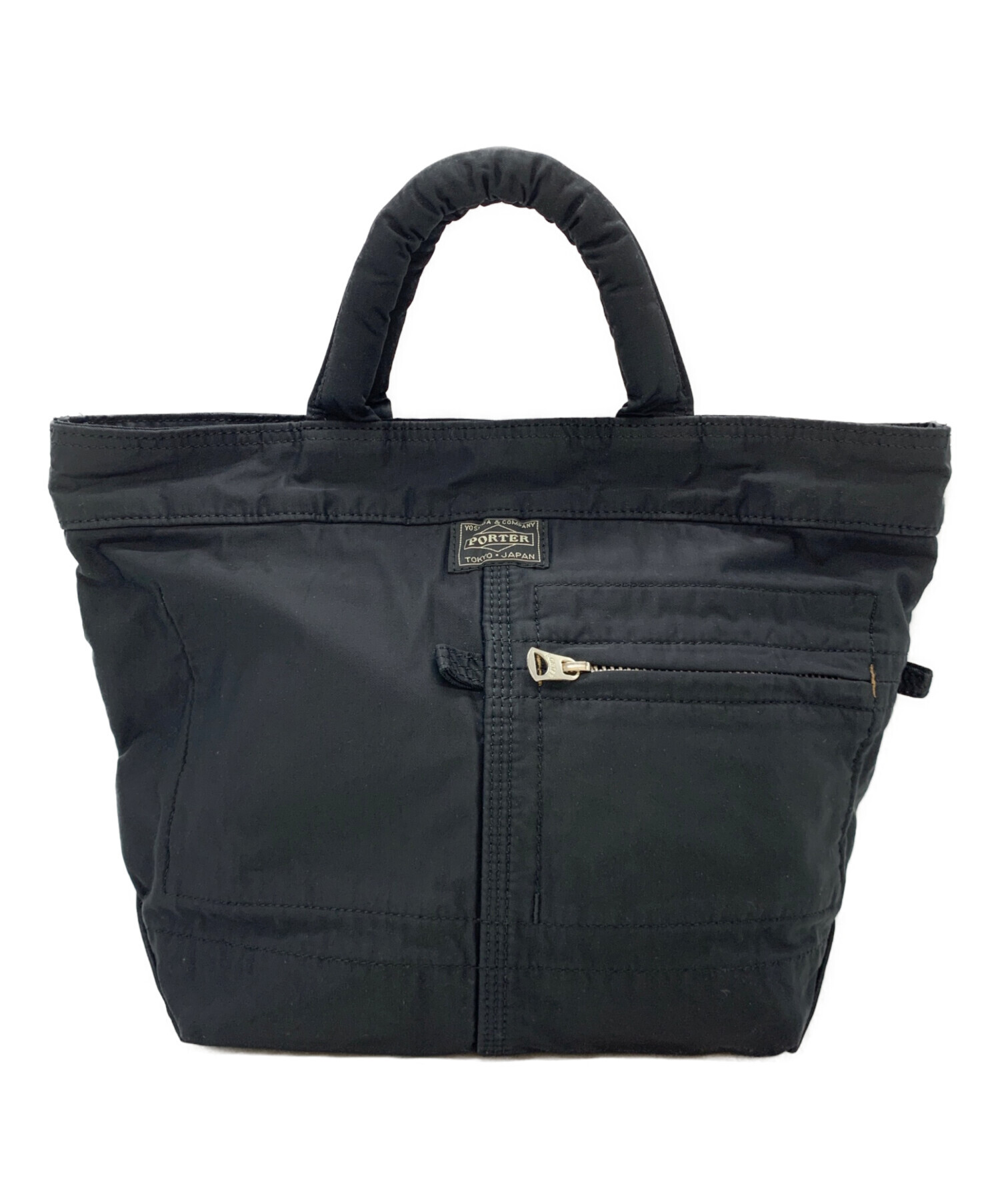 中古・古着通販】PORTER (ポーター) ミニトートバッグ ブラック