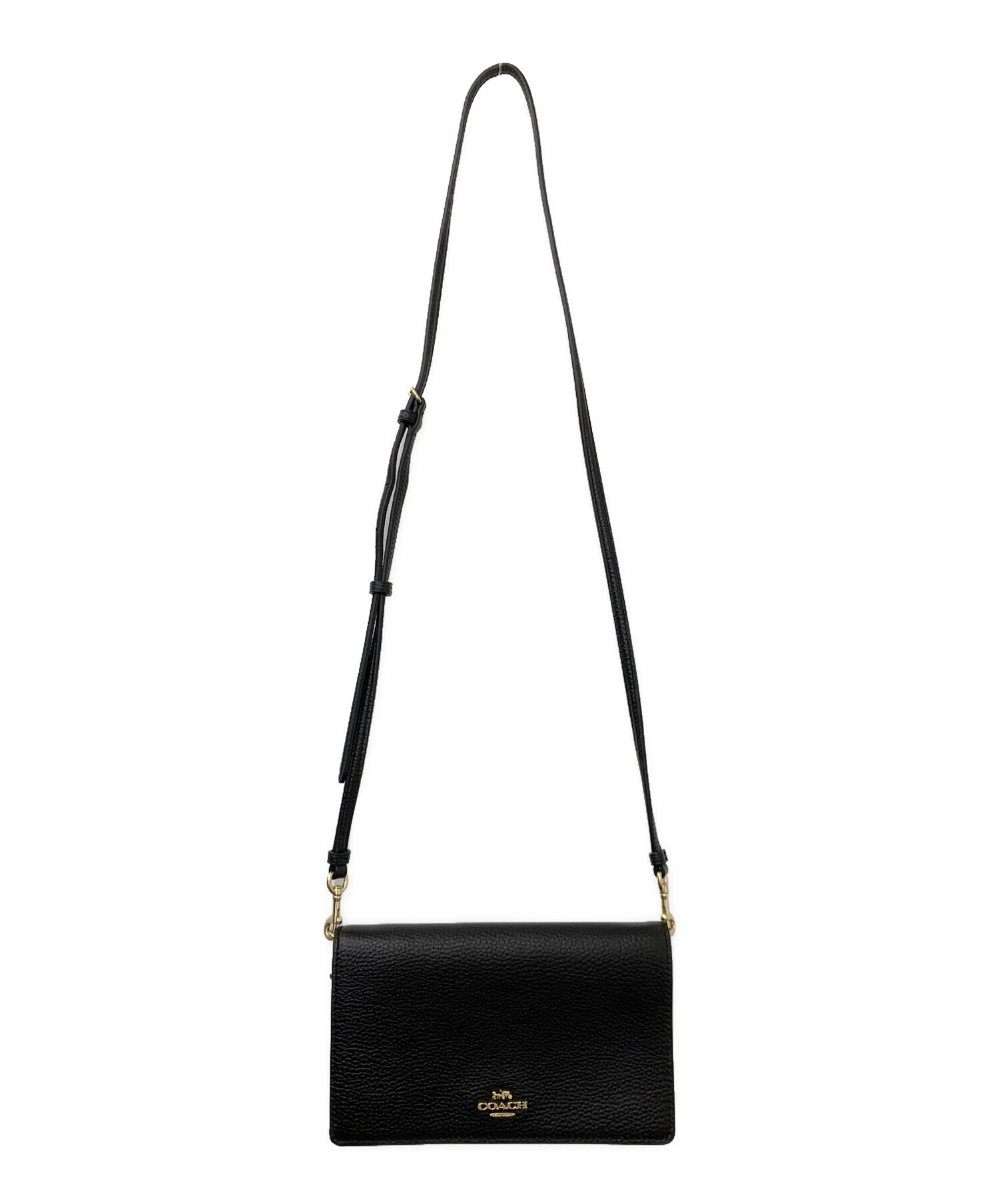 中古・古着通販】COACH (コーチ) ポシェット ブラック｜ブランド・古着 