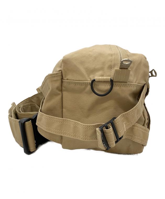 PORTER ポーター コーデュラファブリック ボディバッグ ベージュ 中古・古着通販】PORTER (ポーター) ウエストバッグ ベージュ