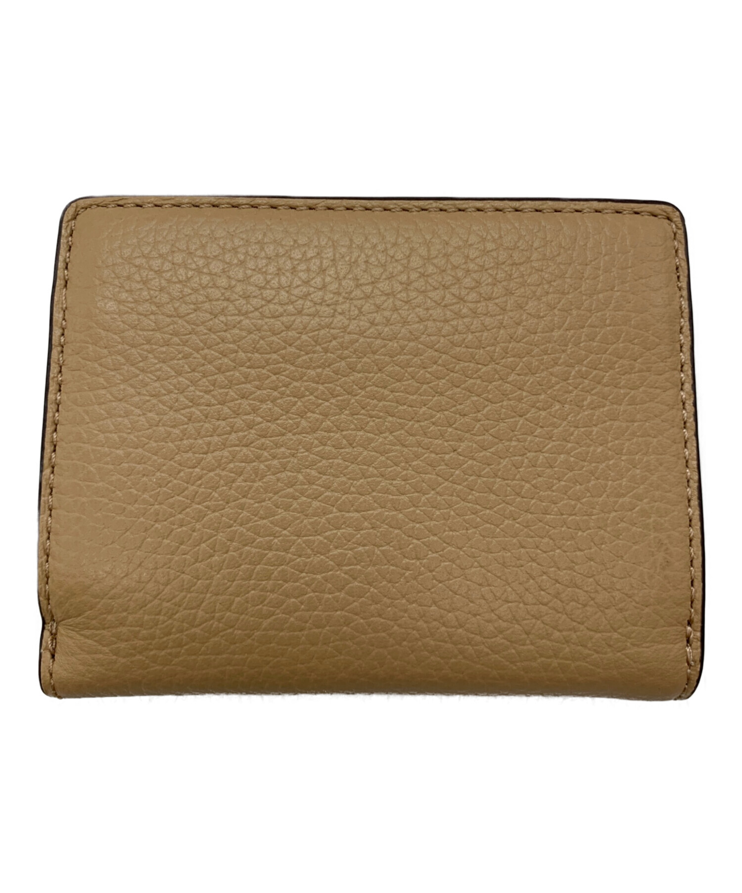 中古・古着通販】MICHAEL KORS (マイケルコース) 3つ折り財布 ベージュ