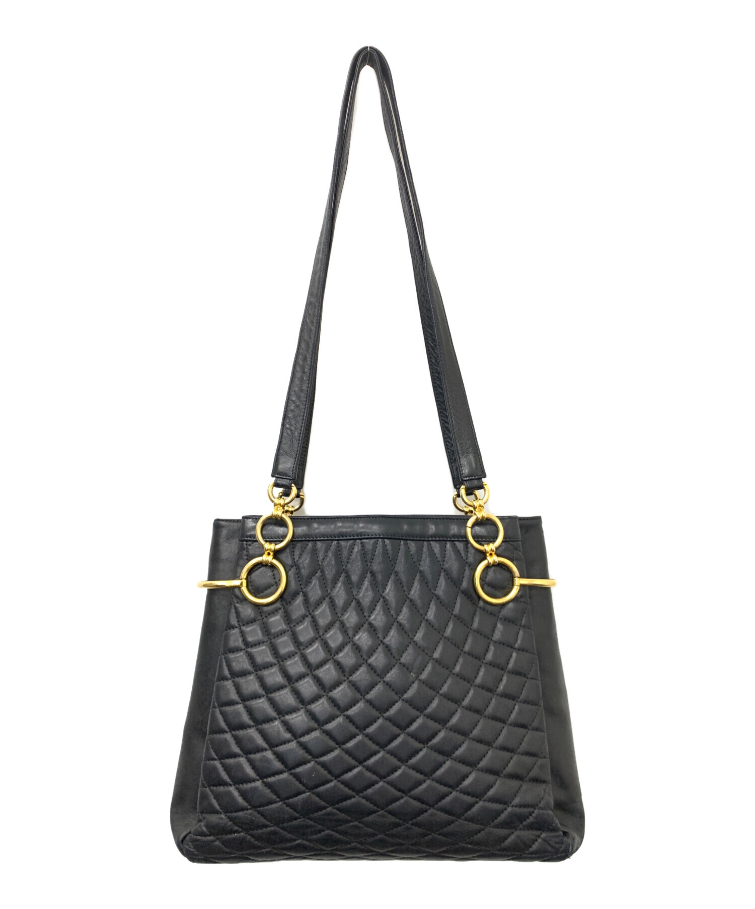 中古・古着通販】BALLY (バリー) キルティングショルダーバッグ 