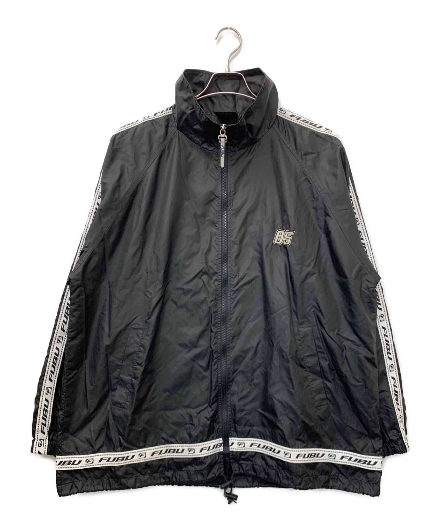 当時物　FUBU レアジャケット 中古・古着通販】FUBU (フブ) ナイロンジャケット ブラック サイズ:L
