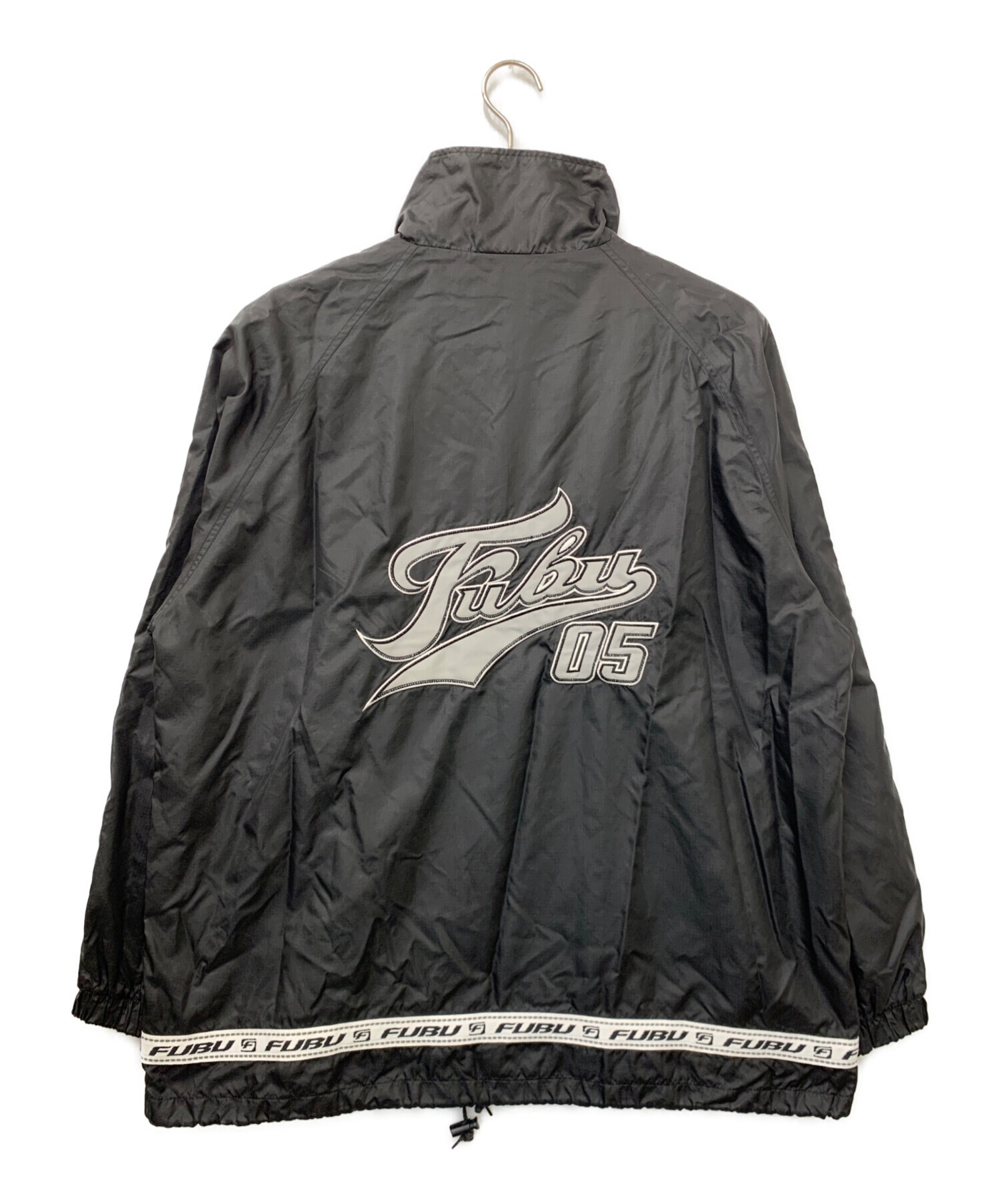 中古・古着通販】FUBU (フブ) ナイロンジャケット ブラック サイズ:L