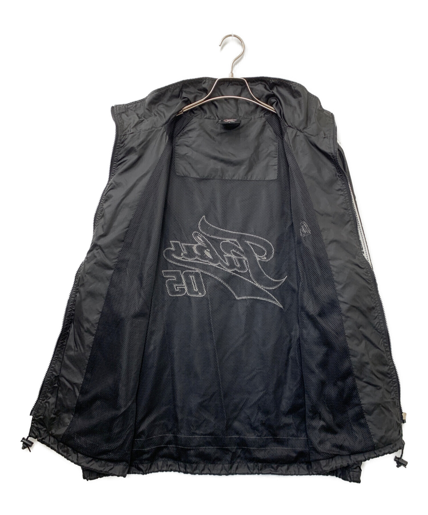 中古・古着通販】FUBU (フブ) ナイロンジャケット ブラック サイズ:L