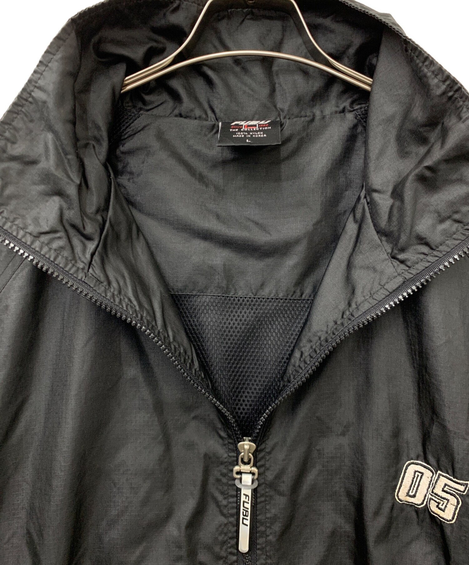 中古・古着通販】FUBU (フブ) ナイロンジャケット ブラック サイズ:L