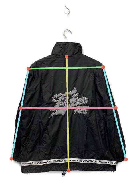 中古・古着通販】FUBU (フブ) ナイロンジャケット ブラック サイズ:L
