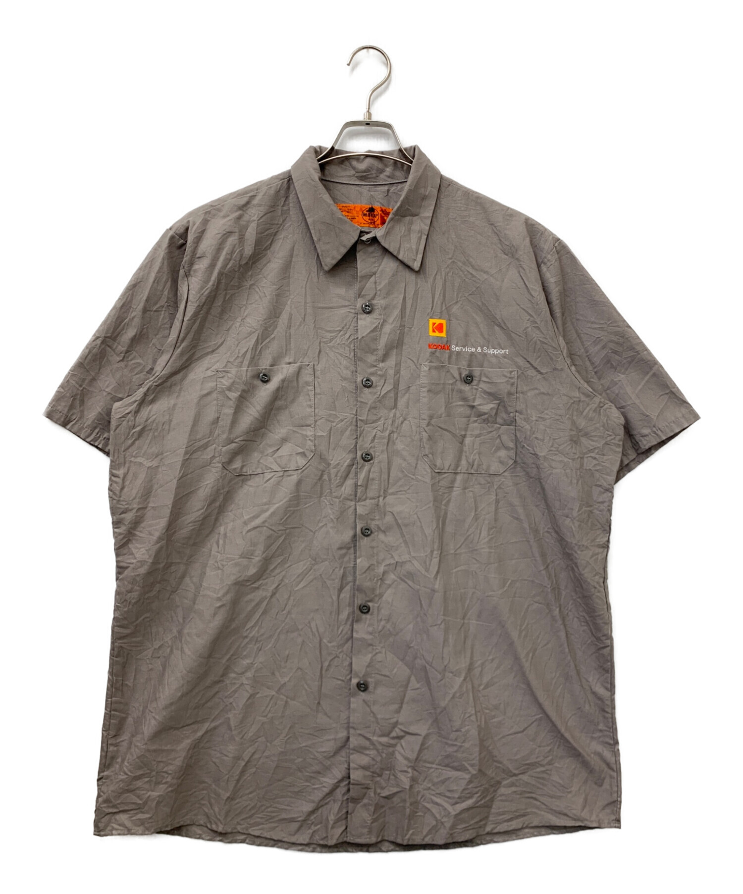 未使用 ERD 半袖 中古・古着通販】RED KAP (レッド キャップ) 半袖シャツ グレー サイズ