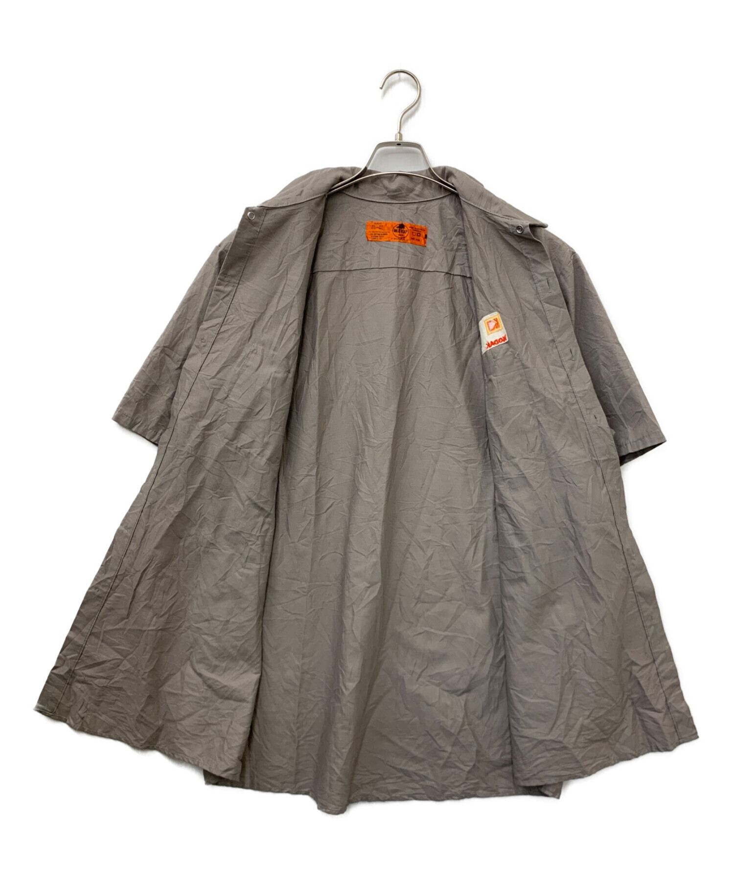 中古・古着通販】RED KAP (レッド キャップ) 半袖シャツ グレー サイズ