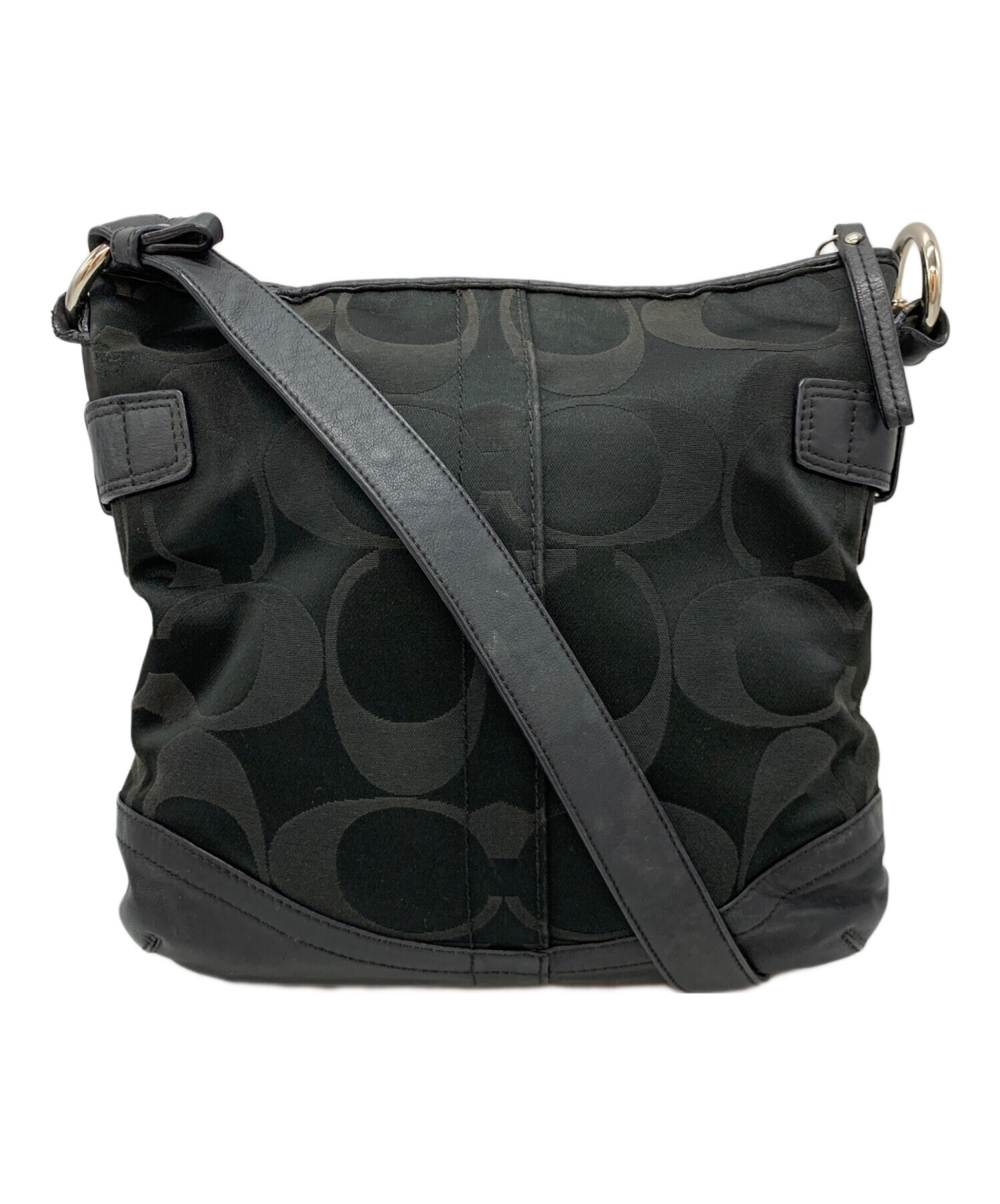中古・古着通販】COACH (コーチ) ショルダーバッグ ブラック｜ブランド