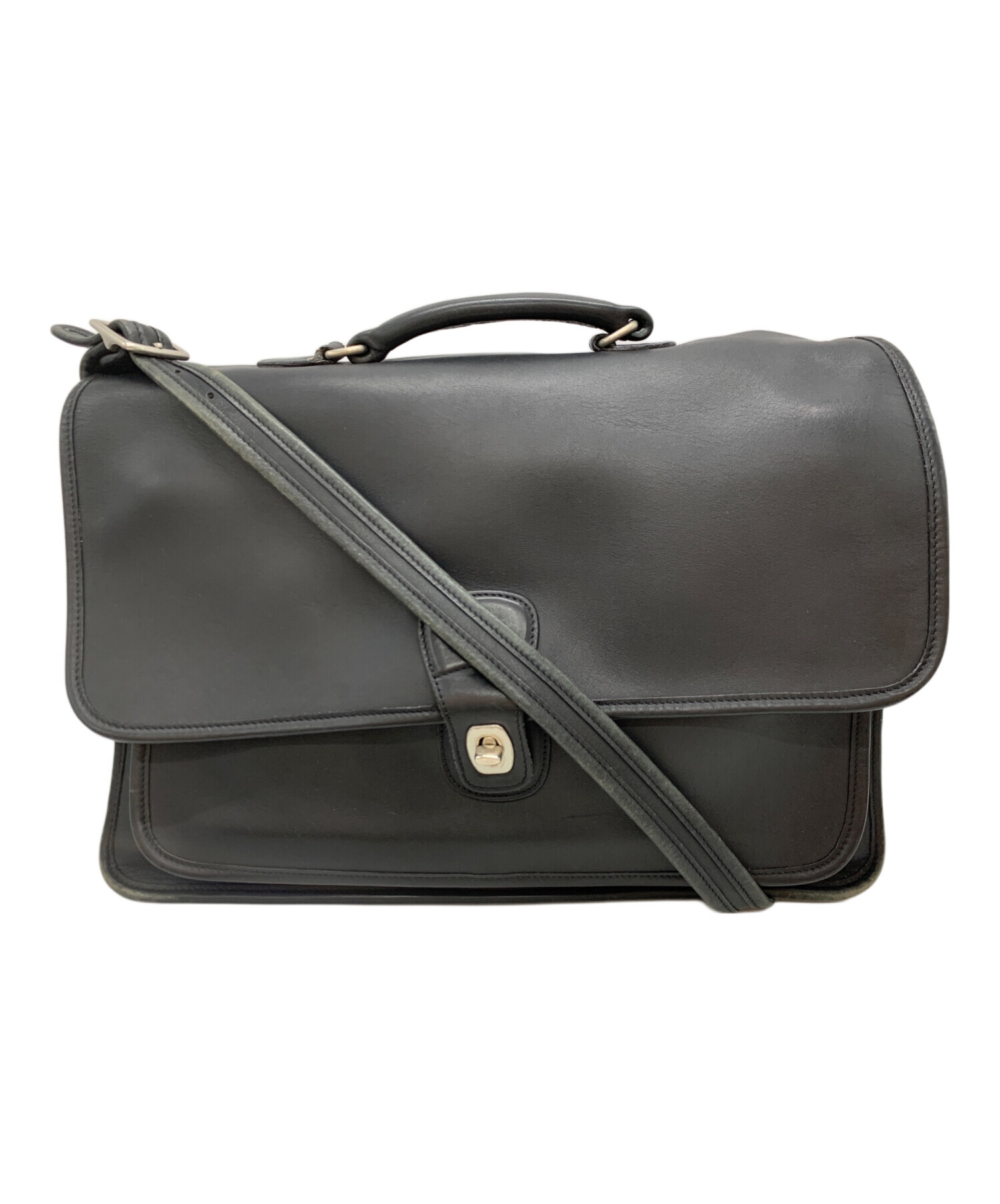 中古・古着通販】COACH (コーチ) Metropolitan Brief Bag ブラック