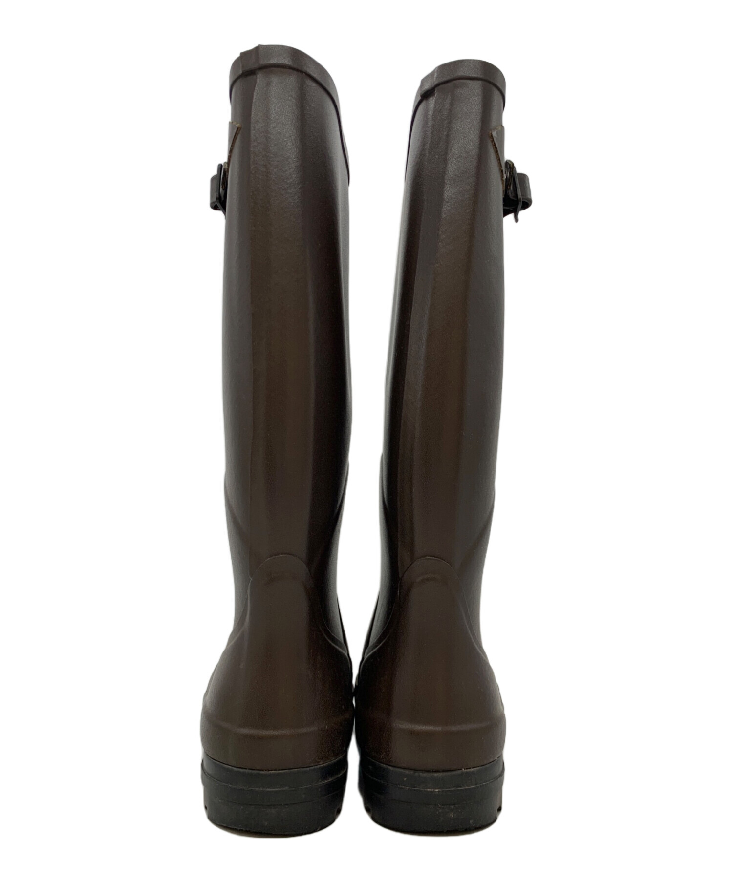 AIGLE レインブーツ ロング ブラウン 中古・古着通販】AIGLE (エーグル) レインブーツ ブラウン サイズ:38