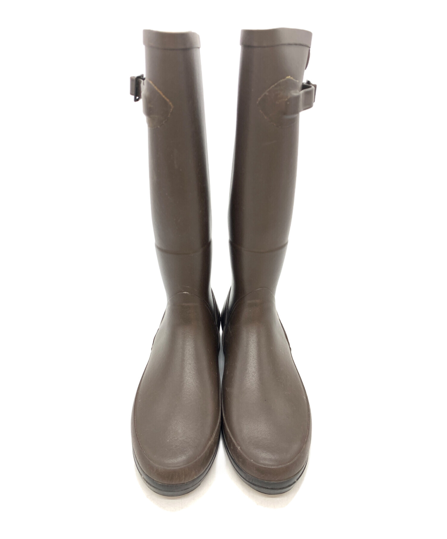 中古・古着通販】AIGLE (エーグル) レインブーツ ブラウン サイズ:38