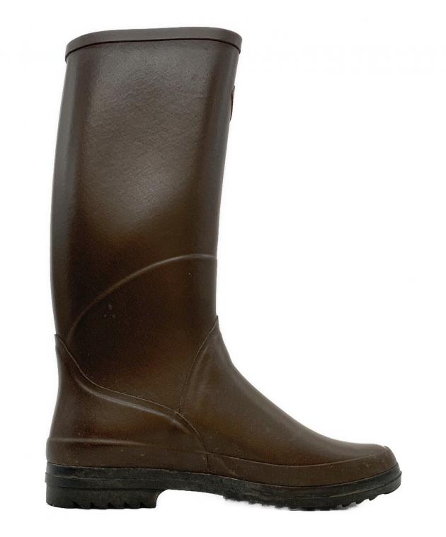 中古・古着通販】AIGLE (エーグル) レインブーツ ブラウン サイズ:38