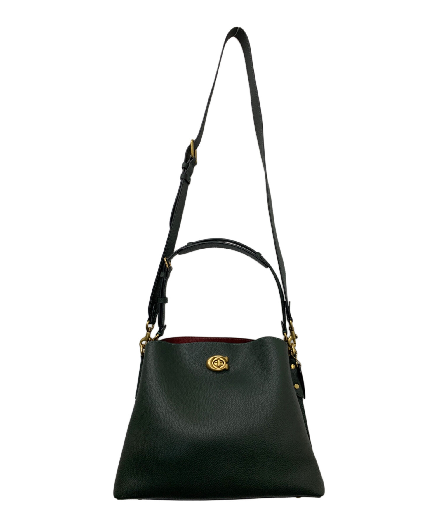 中古・古着通販】COACH (コーチ) ウィロウ ショルダーバッグ グリーン