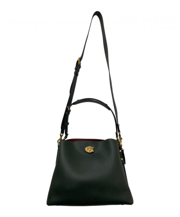 中古・古着通販】COACH (コーチ) ウィロウ ショルダーバッグ グリーン