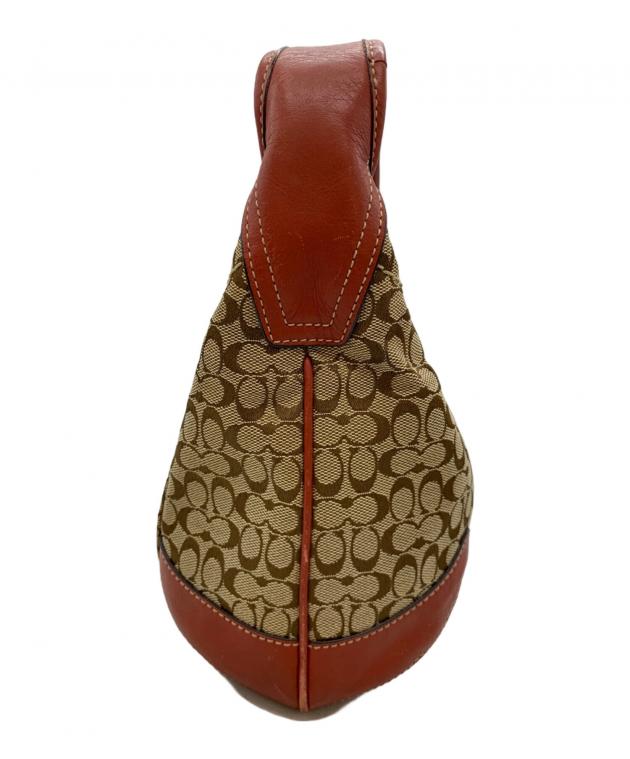 ジ*ラ様 COACHコーチブラウンレザーワンショルダーバック 中古・古着通販】COACH (コーチ) ワンショルダーバッグ ブラウン