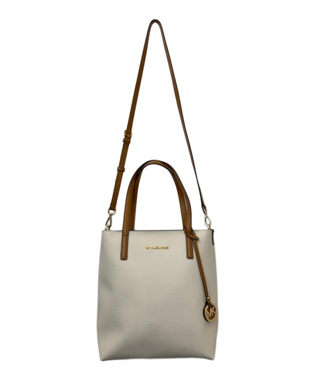 中古・古着通販】MICHAEL KORS (マイケルコース) 2WAYバッグ ベージュ