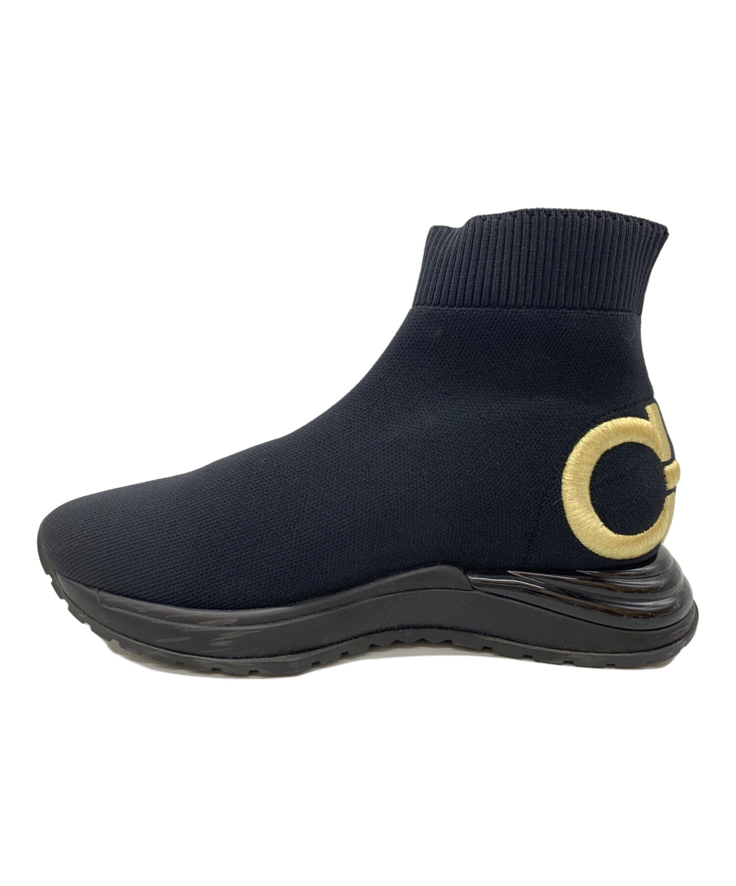 極美品　サルヴァトーレフェラガモ ソックススニーカー ニット ハイカット 6 中古・古着通販】Salvatore Ferragamo (サルヴァトーレ フェラガモ