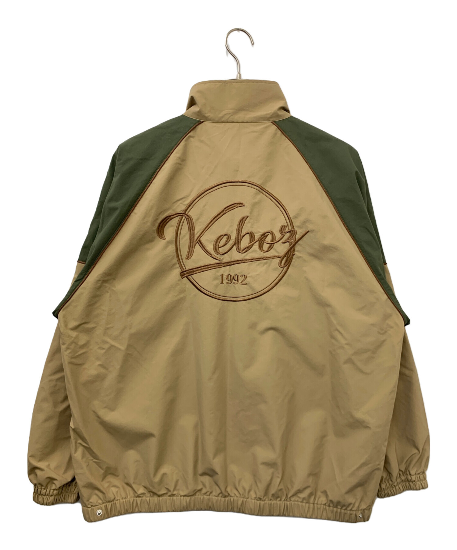 中古・古着通販】KEBOZ (ケボズ) 切替ジャケット ブラウン×グリーン