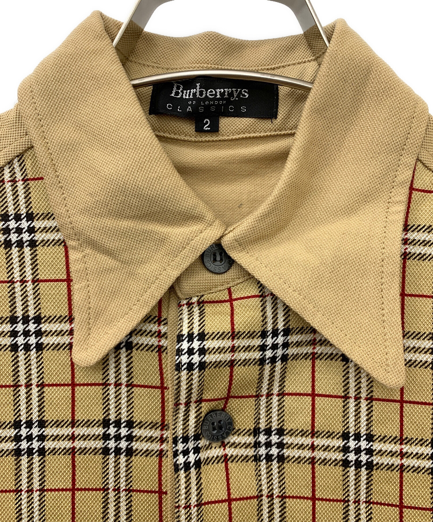 中古・古着通販】Burberry's (バーバリーズ) ポロシャツ ベージュ