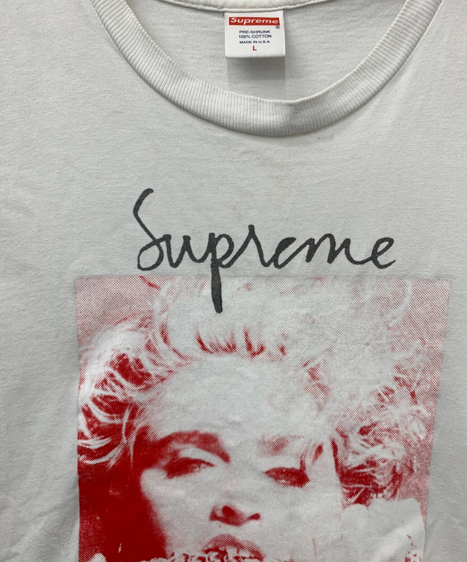 中古・古着通販】Supreme (シュプリーム) Madonna Tee ホワイト サイズ