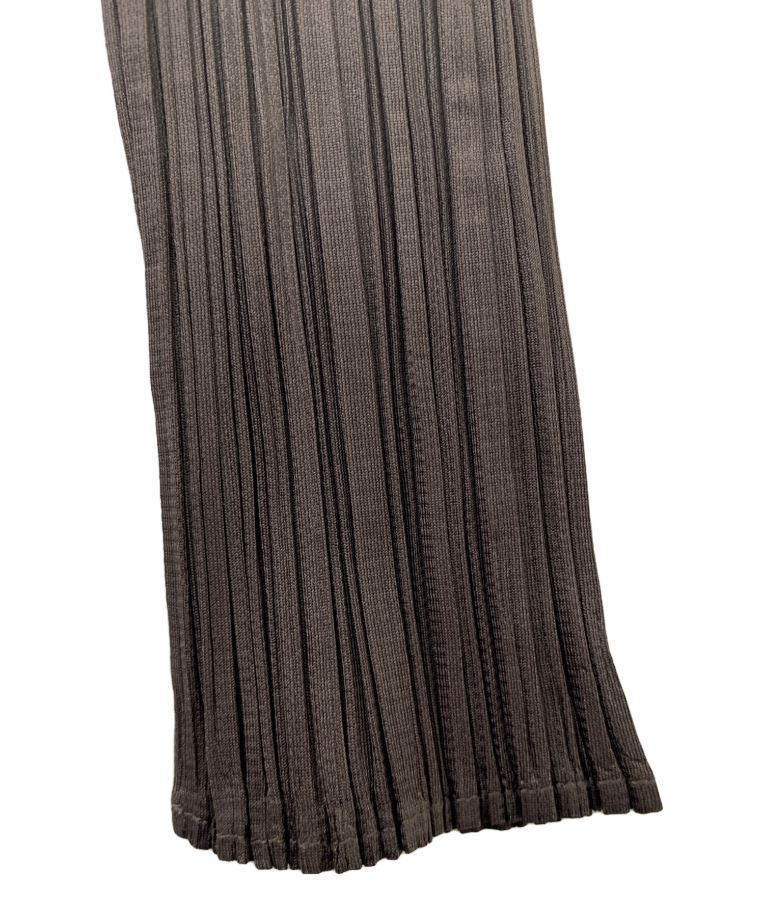 【美品】プリーツプリーズ　ボーダーカットソー 中古・古着通販】PLEATS PLEASE (プリーツプリーズ) ボーダープリーツ