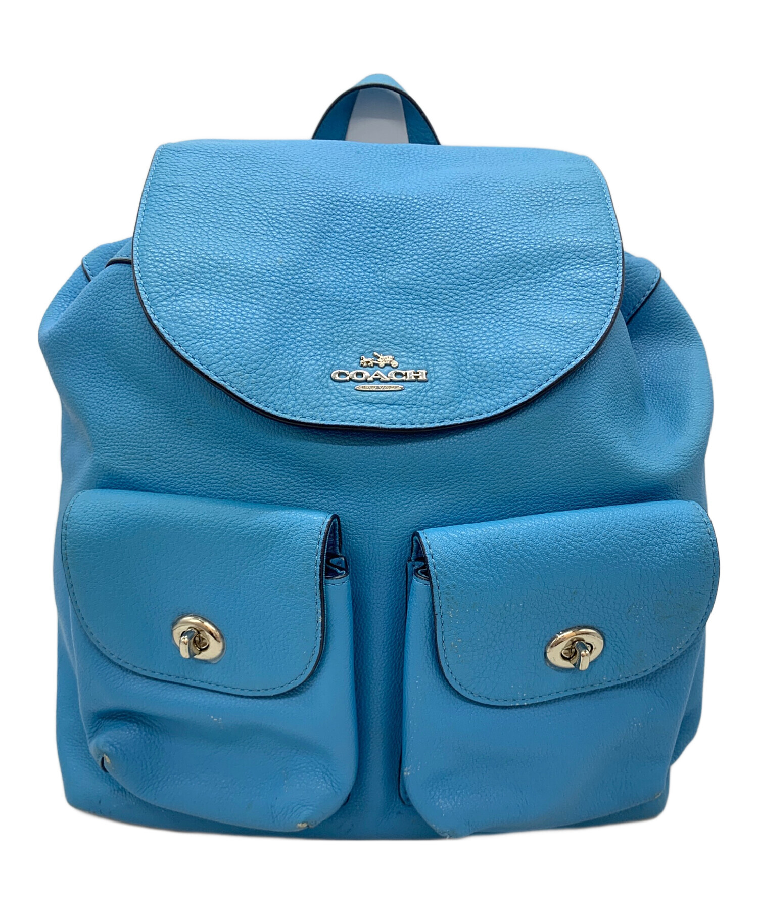 中古・古着通販】COACH (コーチ) リュック ブルー｜ブランド・古着通販