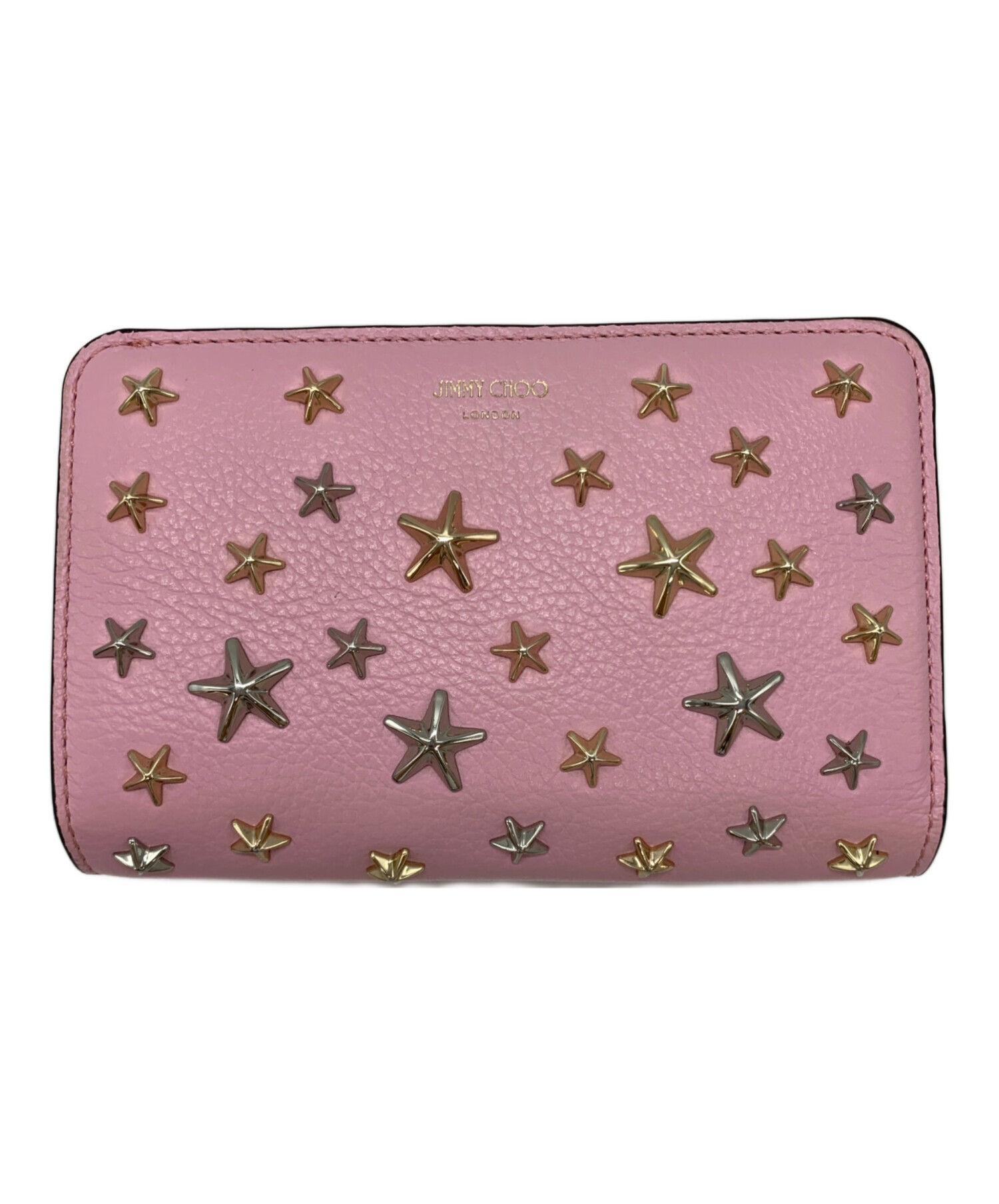 中古・古着通販】JIMMY CHOO (ジミーチュウ) スタースタッズ2つ折り