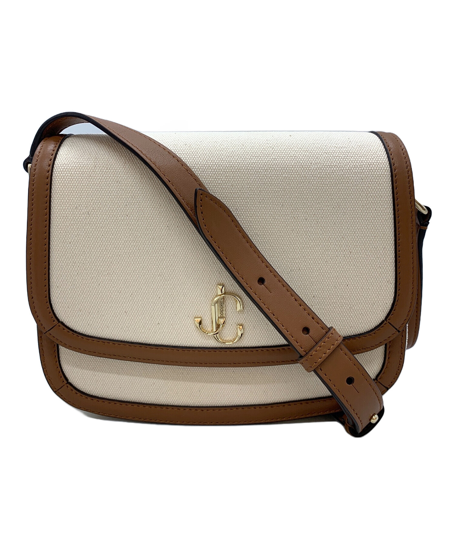 中古・古着通販】JIMMY CHOO (ジミーチュウ) JC Satchel M アイボリー 