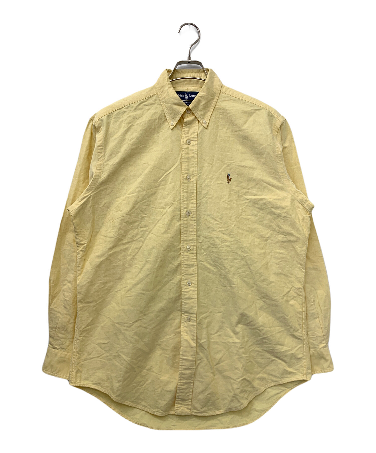 超美品　ラルフローレン　イエロー　長袖レギュラーシャツ　ゆったりサイズ 中古・古着通販】RALPH LAUREN (ラルフローレン) オックスフォード