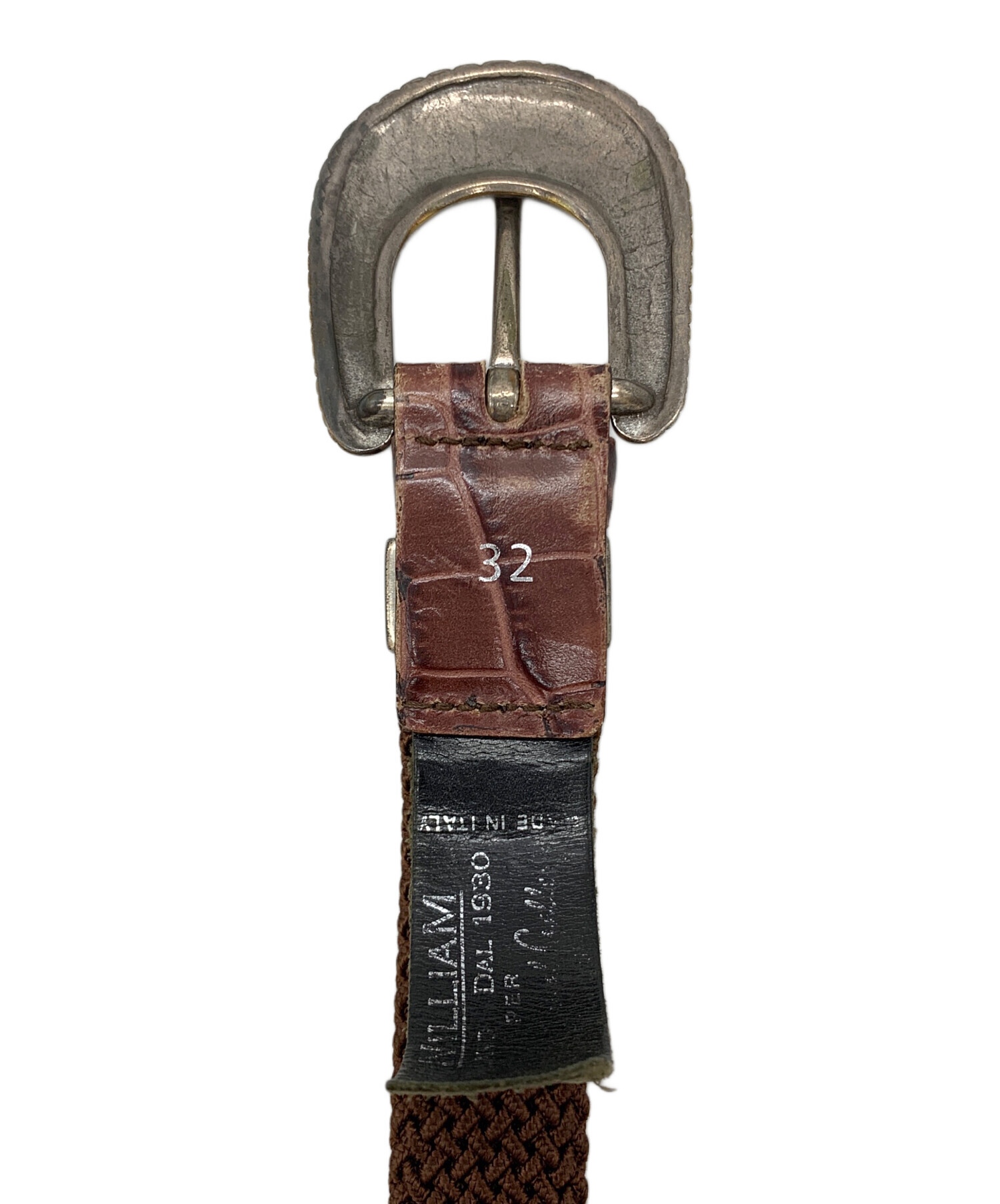 中古・古着通販】WILLIAM (ウィリアム) ウエスタンベルト ブラウン